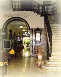 Main entrance to Hotel Colon