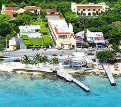 Air View of Villa Blanca Hotel