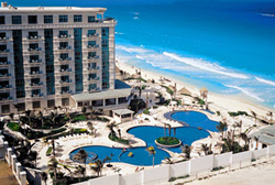 Airview of Le Meridien Cancun