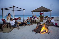 Beach Bonfire at Ritz Carlton