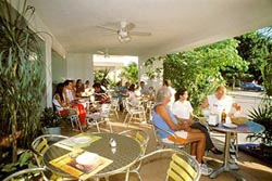 Patio at Hotel Soberanis