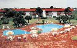 Poolside at the hotel