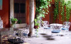 Courtyard at Hotel Trinidad