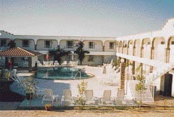 Swimming pool at the Playa Inn