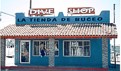 Streetview of Dive Shop