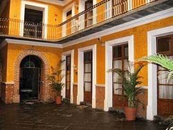 Patio at Hotel Puebla Plaza