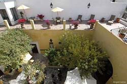 Sun Patio at Los Agaves Hotel