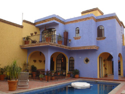 Courtyard at Villa Ensueo